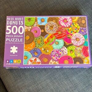 New, Colorful Donut Jigsaw Puzzle - 500 Pieces